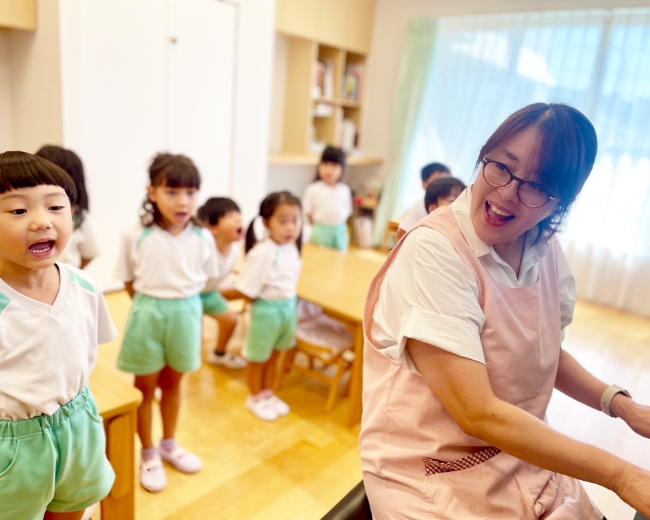 朝の会の様子