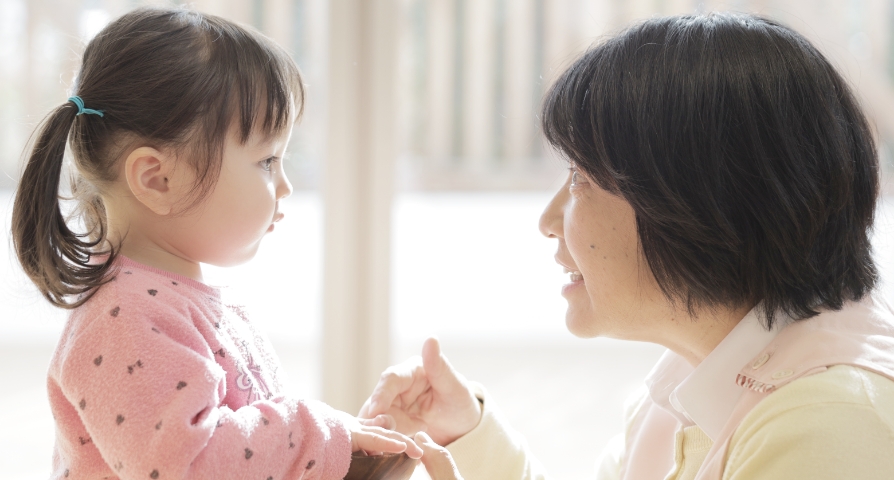 豊橋飯村こども園での保育の様子