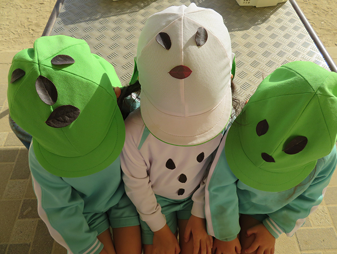 葉っぱアートのイメージ