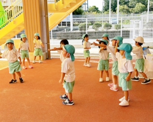 登園時の様子